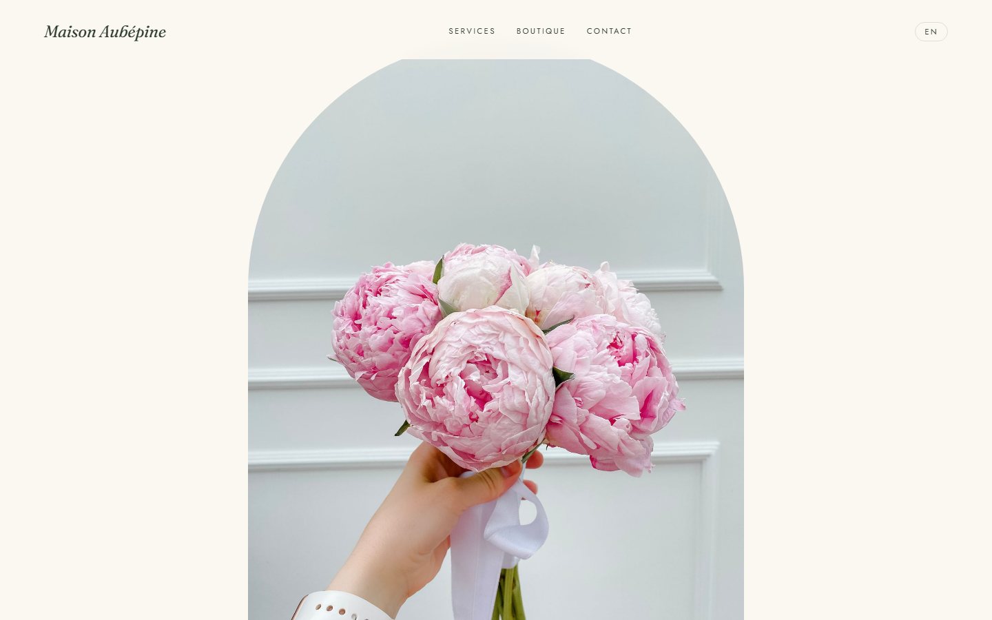 Maison Aubépine — Concept